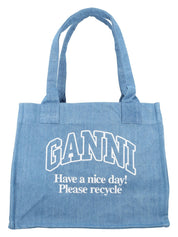 DENIM SHOPPING BAG