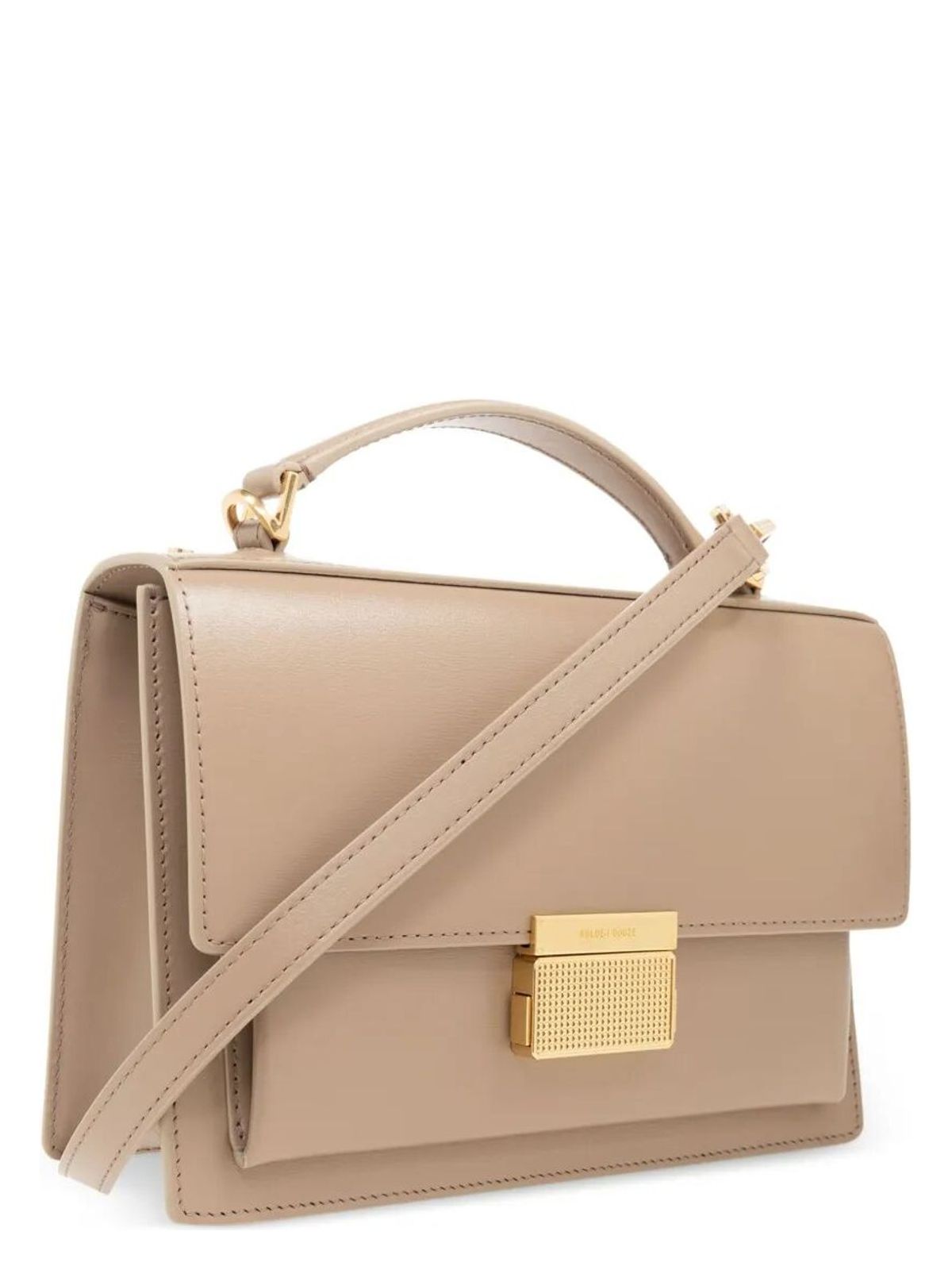 VENEZIA BAG PALMELLATO LEATHER BODY GOLD METAL DETAILS