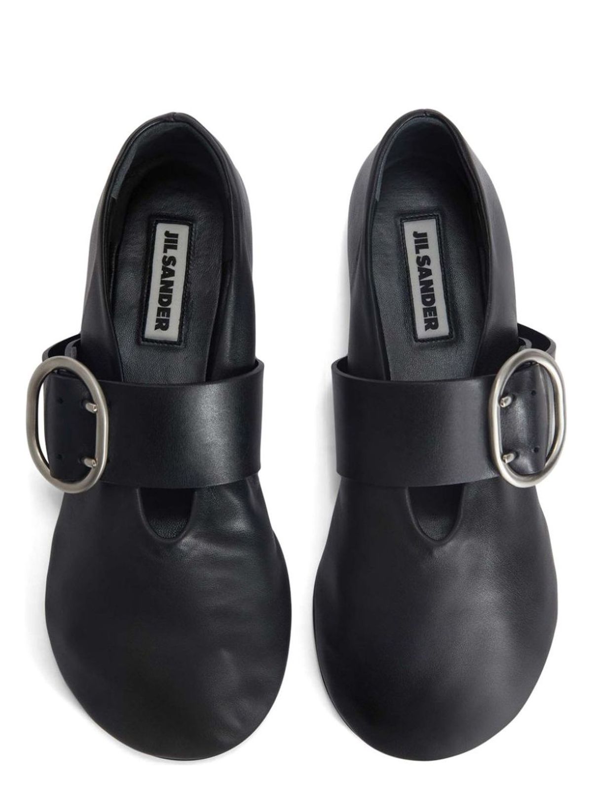 LEATHER BALLET FLATS