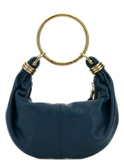 SMALL BRACELET HOBO BAG BLUE