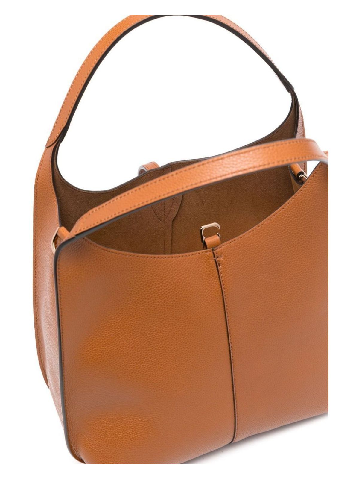 T TIMELESS PICCOLA LEATHER SHOULDER BAG