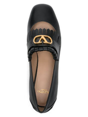 VLOGO SIGNATURE LEATHER LOAFERS