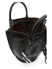 MINI LEATHER BUCKET BAG