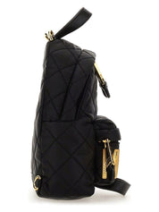 QUILTED NYLON BACKPACK