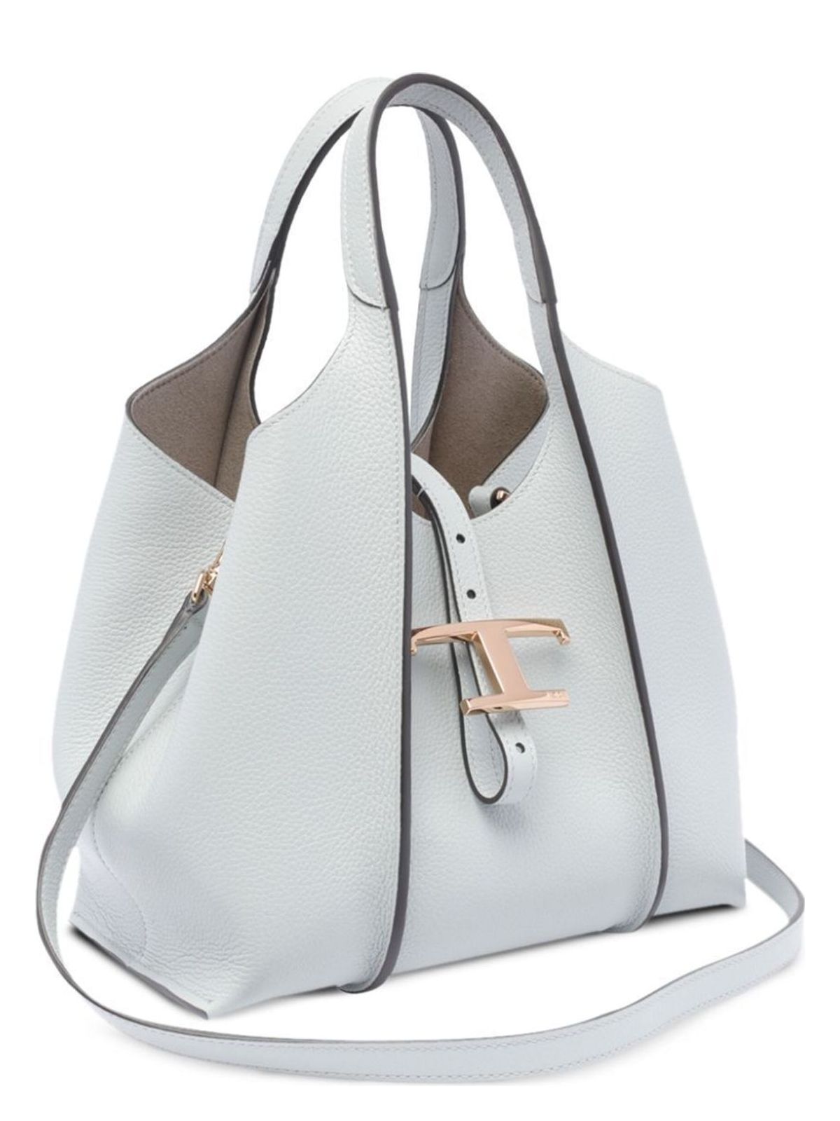 T TIMELESS MINI LEATHER SHOPPING BAG