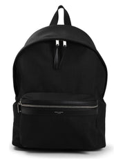 LEATHER DETAILS CITY BACKPACK