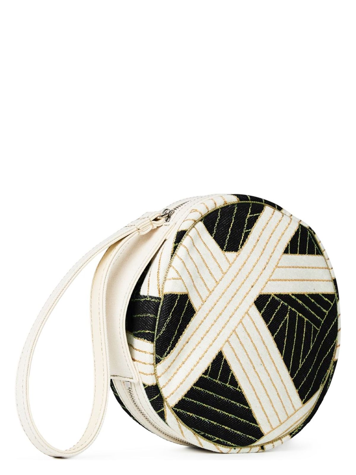 NASTRI ROUND BEAUTY CLUTCH BAG