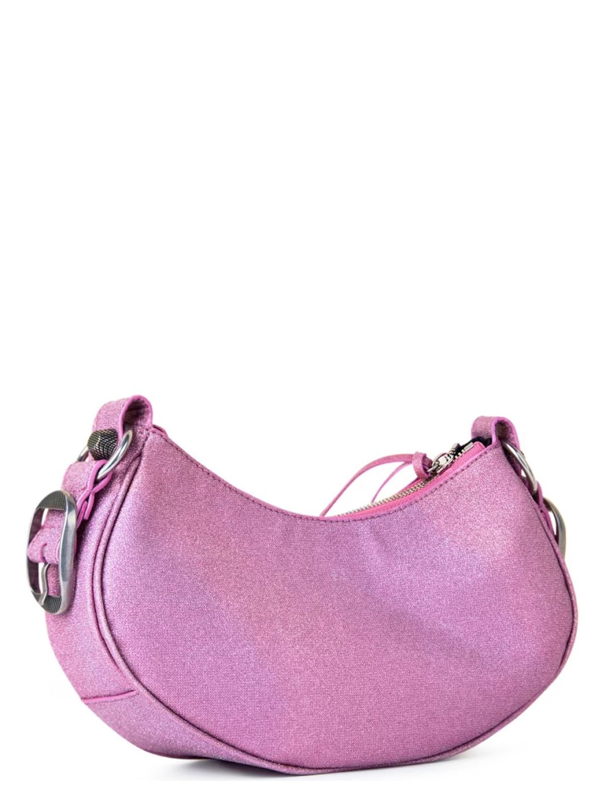 LE CAGOLE XS GLITTER SHOULDER BAG