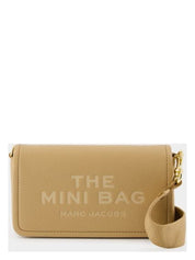 CROSSBODY THE MINI CAMEL PIEL LOGO