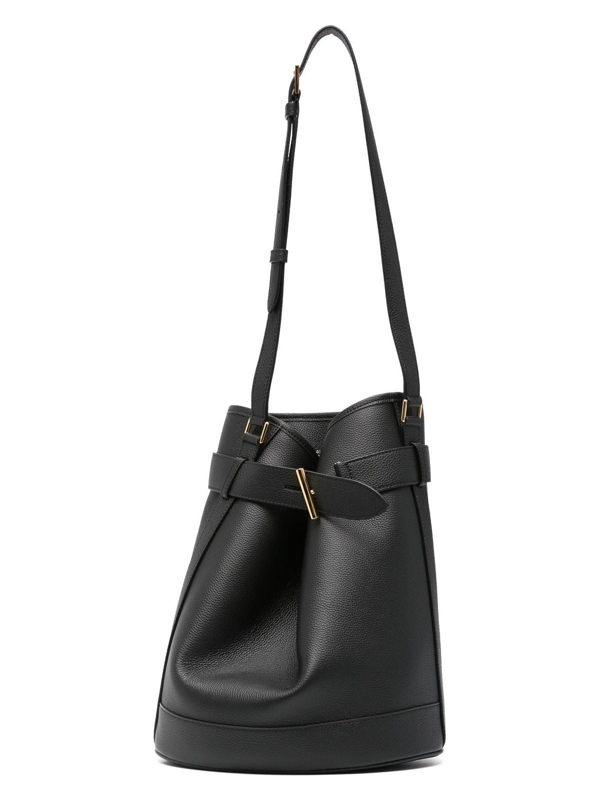 TARA LEATHER BUCKET BAG