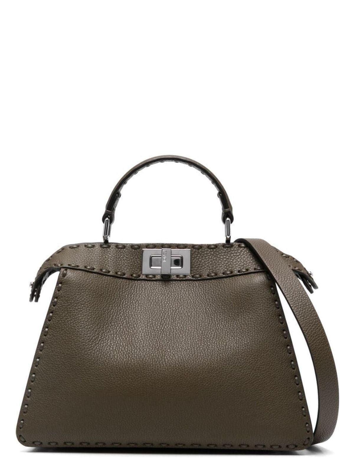 PEEKABOO S BAG KHAKI DET SILVER