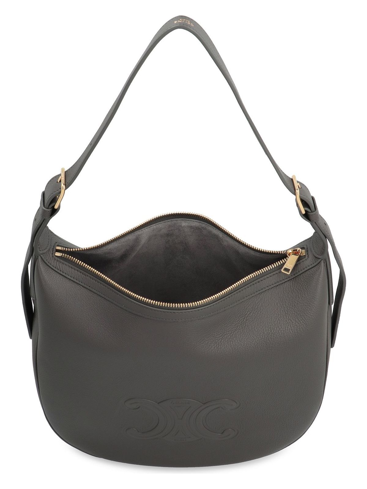 HELOISE MEDIA LEATHER SHOULDER BAG