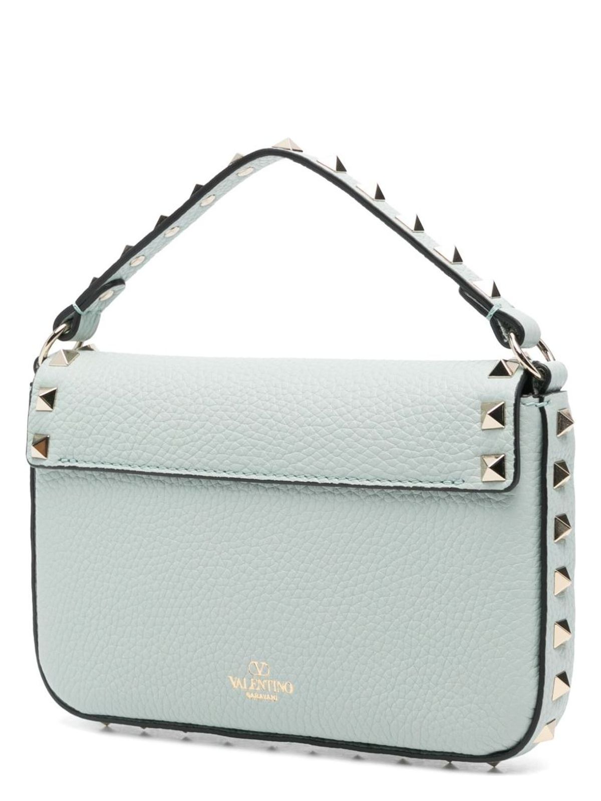 ROCKSTUD LEATHER MINI BAG