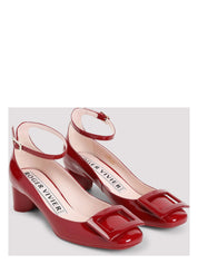 ROUNDY LACQUERED ANKLE STRAP DEC 45 PUMPS