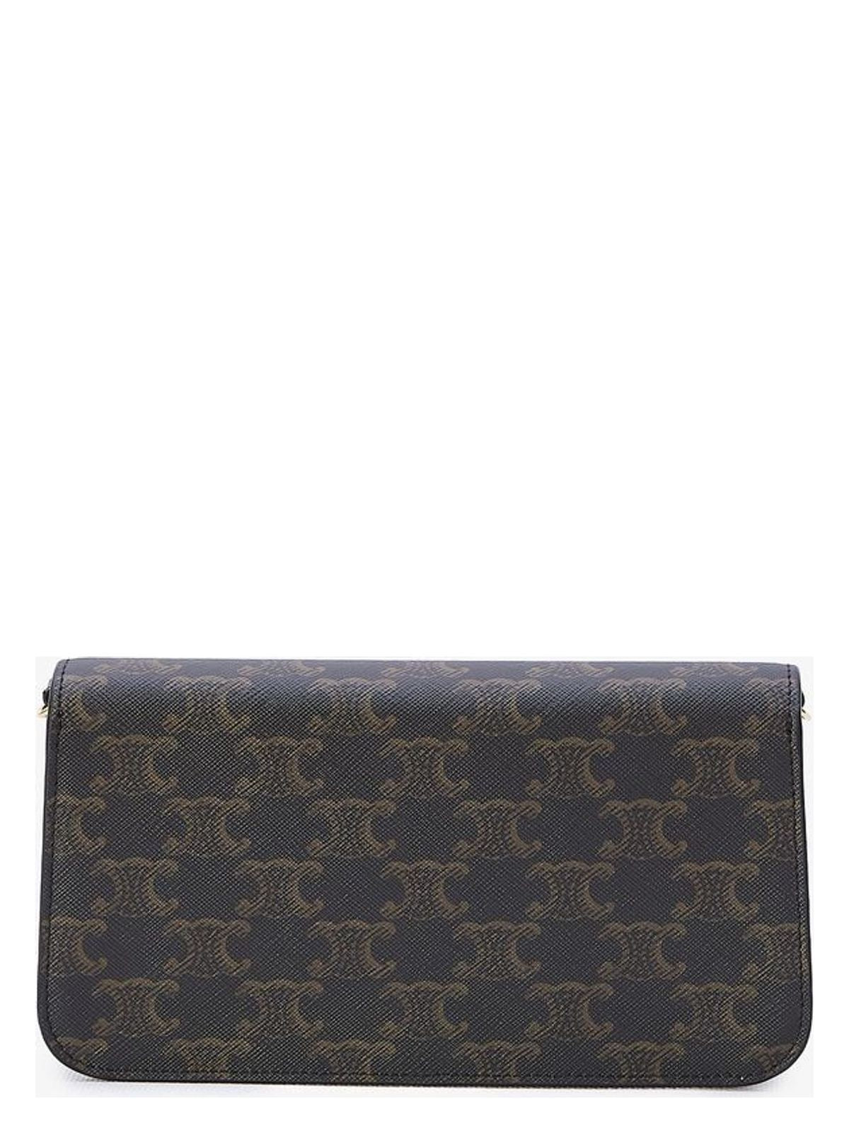 MULTIPLE POCHETTE IN TRIOMPHE CANVAS AND CALFSKIN