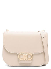 DOUBLE GANCINI CROSS BODY FLAP BAG