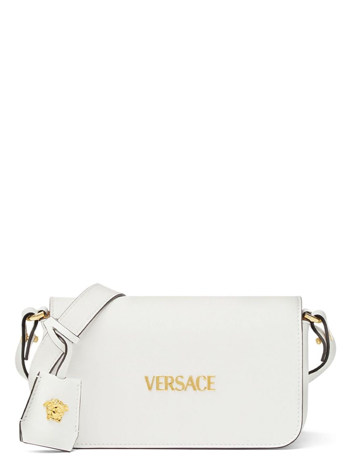 VERSACE TAG LEATHER MINI BAG