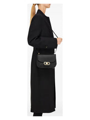 DOUBLE GANCINI CROSSBODY FLAP BAG