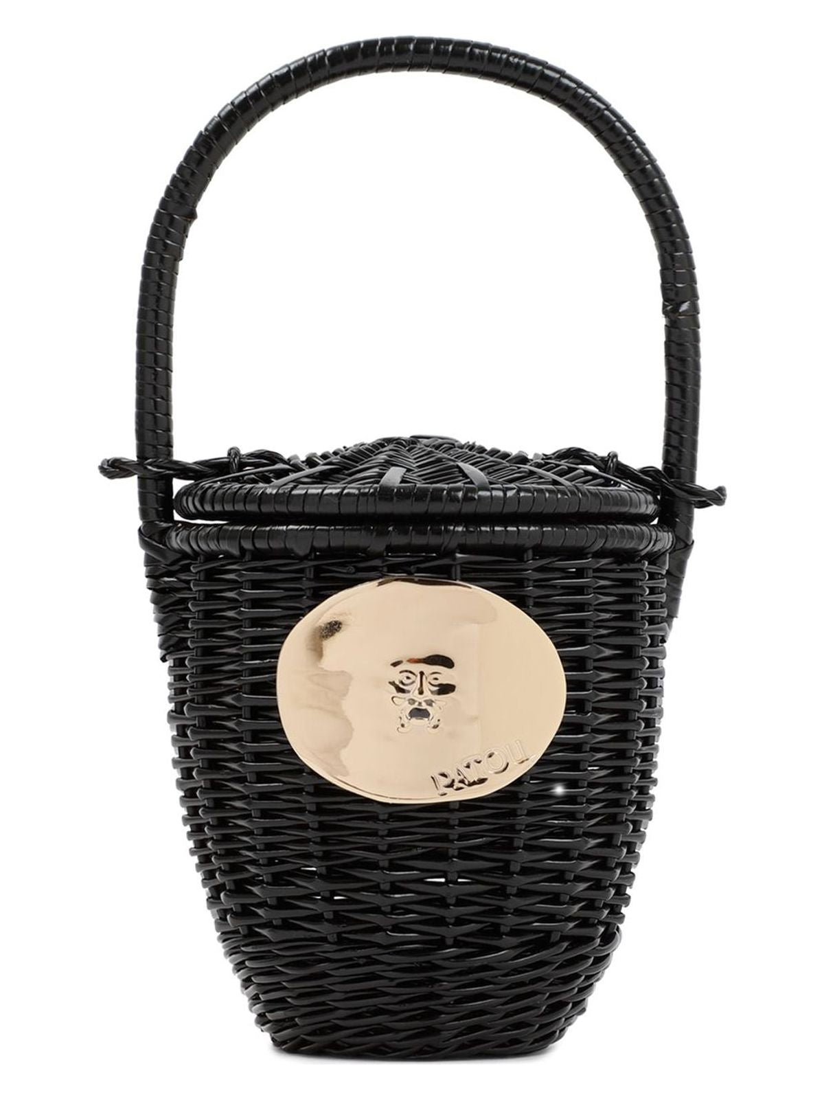 WICKER BUCKET BAG