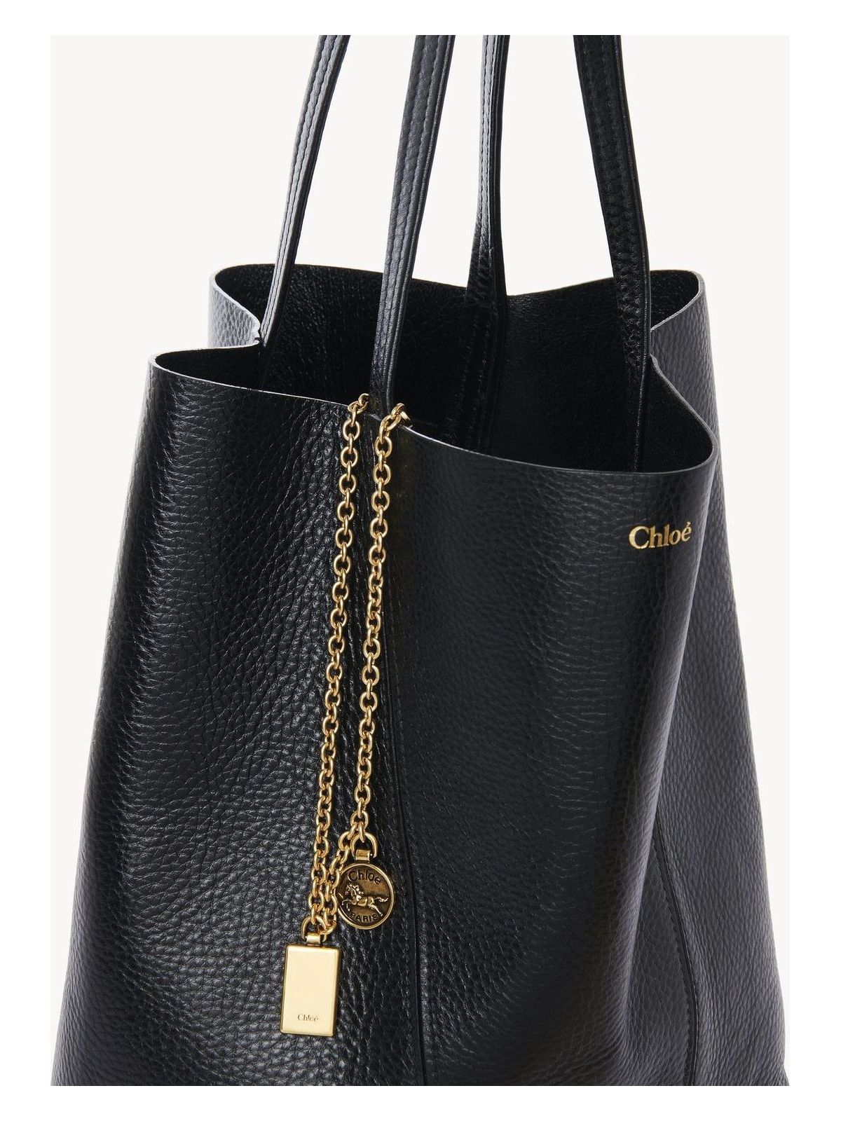 CHLOÉ SPIN MEDIUM LEATHET TOTE