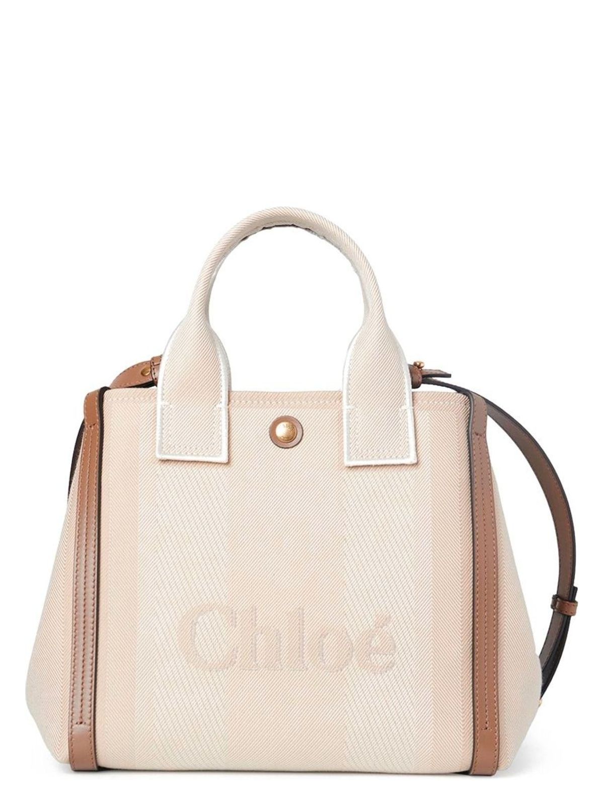 CHLOÉ CARRY SMALL CANVAS TOTE