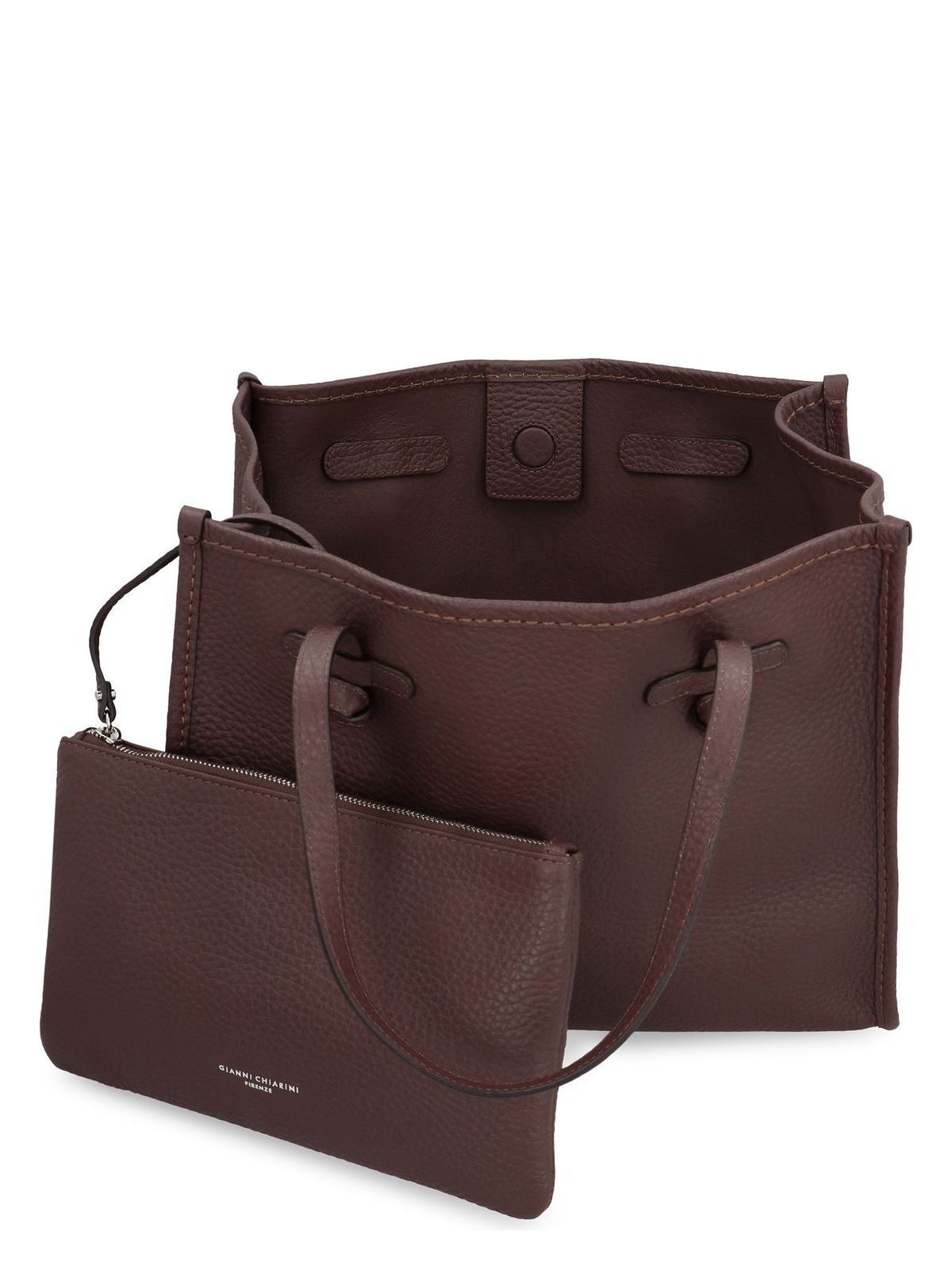 MARCELLA SMOOTH LEATHER TOTE BAG