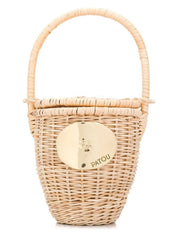 WICKER BUCKET BAG