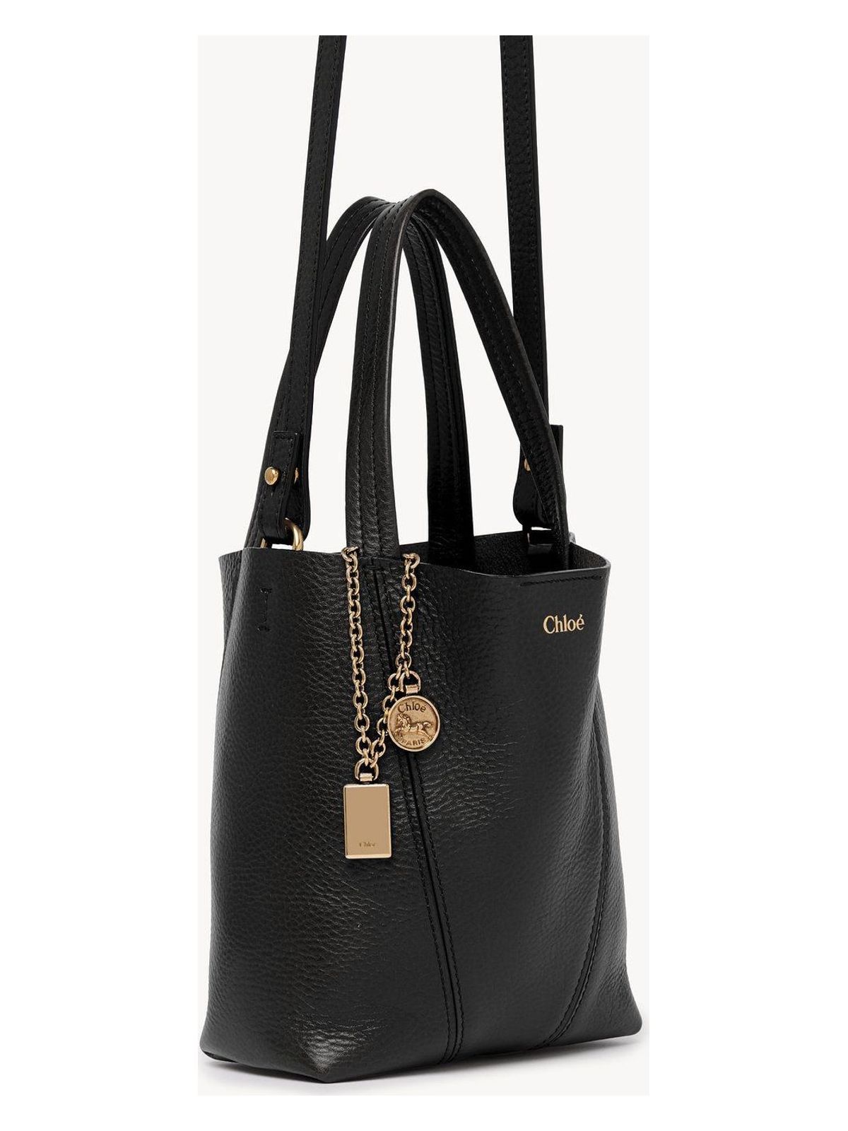 CHLOÉ SPIN SMALL LEATHER TOTE