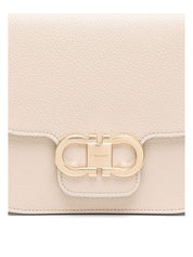 DOUBLE GANCINI CROSS BODY FLAP BAG