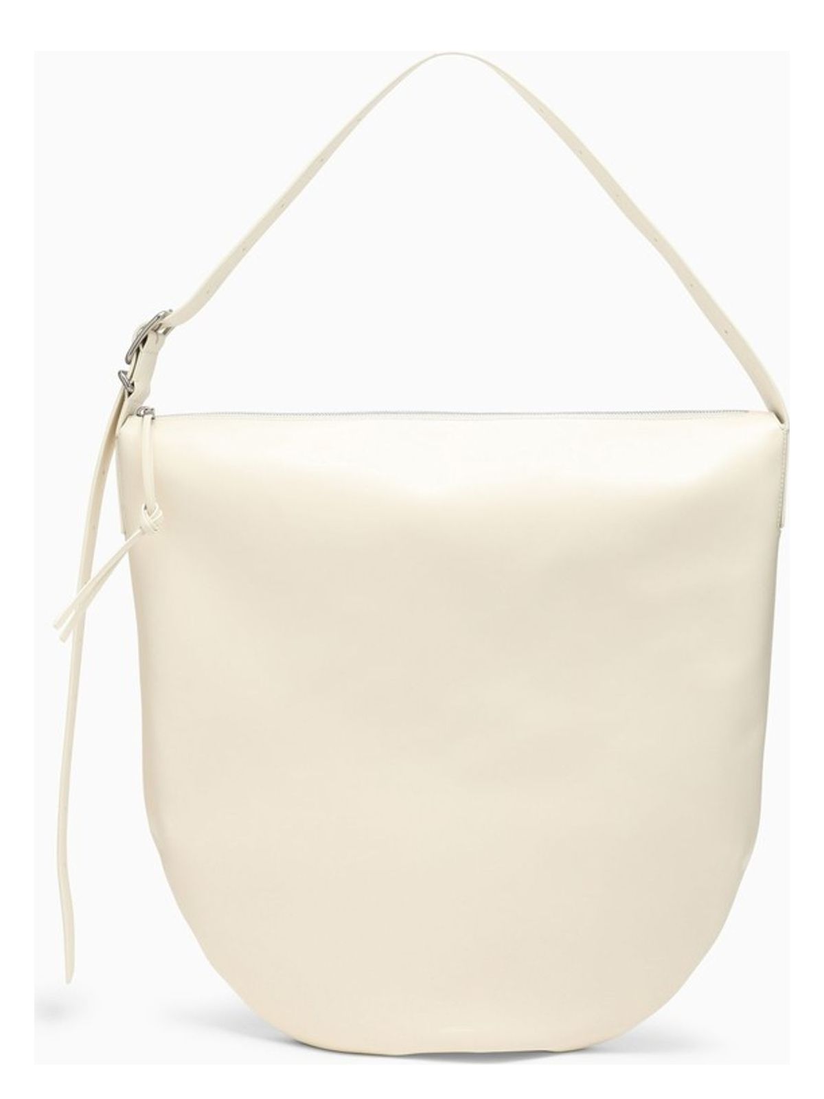 LARGE IVORY LEATHER BAG