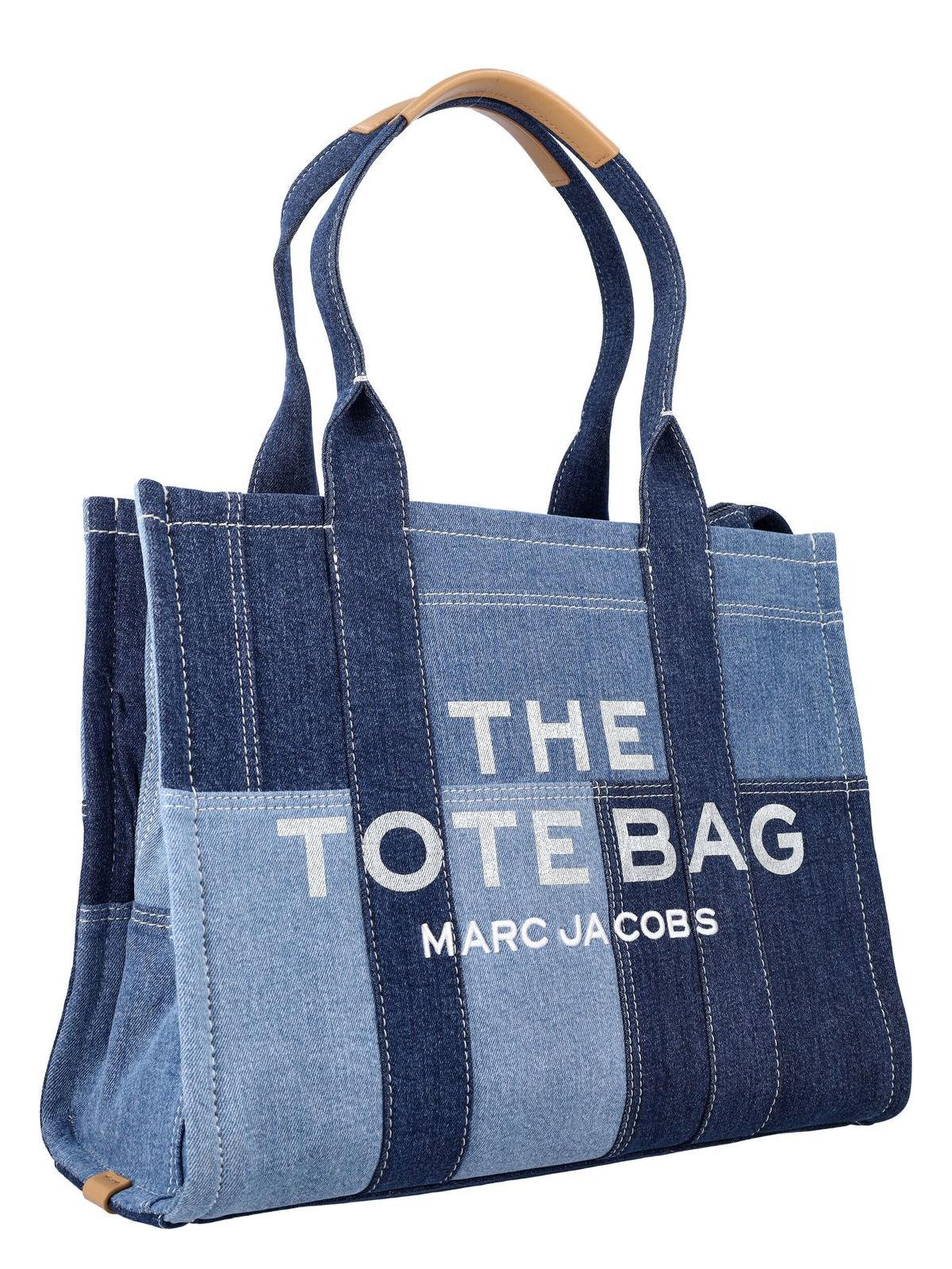 THE LARGE TOTE DENIM PATCHWORK