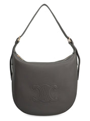 HELOISE MEDIA LEATHER SHOULDER BAG