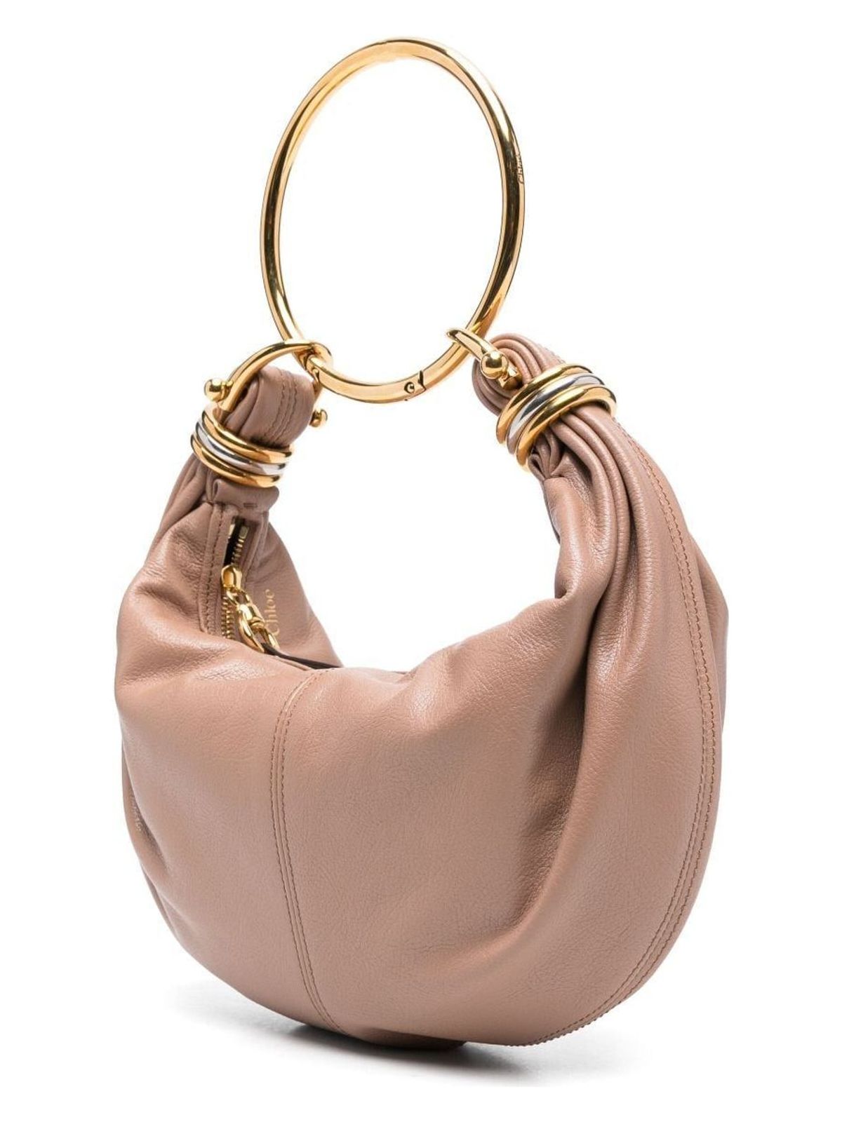 BRACELET SMALL LEATHER HOBO BAG