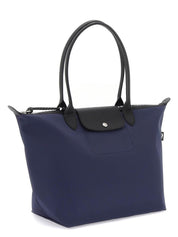 NAVY BLUE RECYCLED CANVAS L LE PLIAGE ENERGY BAG