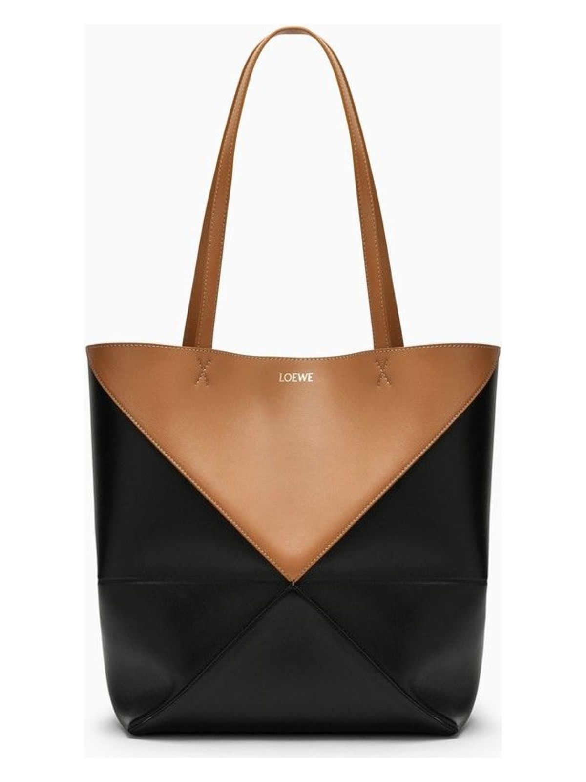 PUZZLE FOLD TOTE BAG DESERT/BLACK