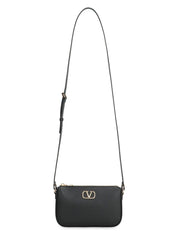 VALENTINO GARAVANI - VLOGO SIGNATURE LEATHER CROSSBODY BAG