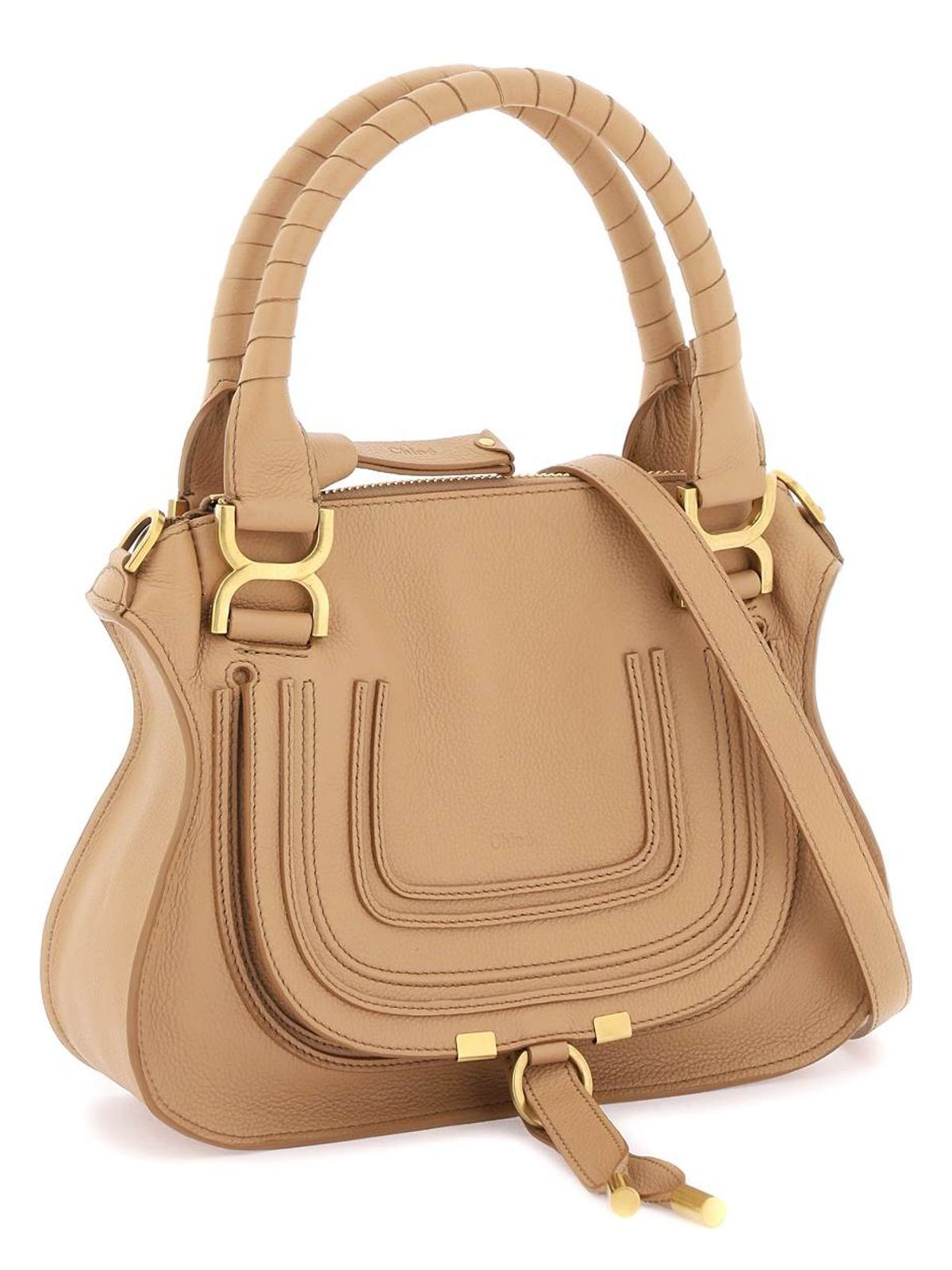 MARCIE SMALL LEATHER HANDBAG