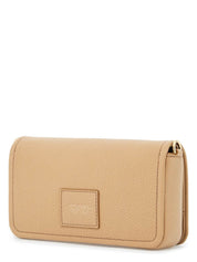 CROSSBODY THE MINI CAMEL PIEL LOGO