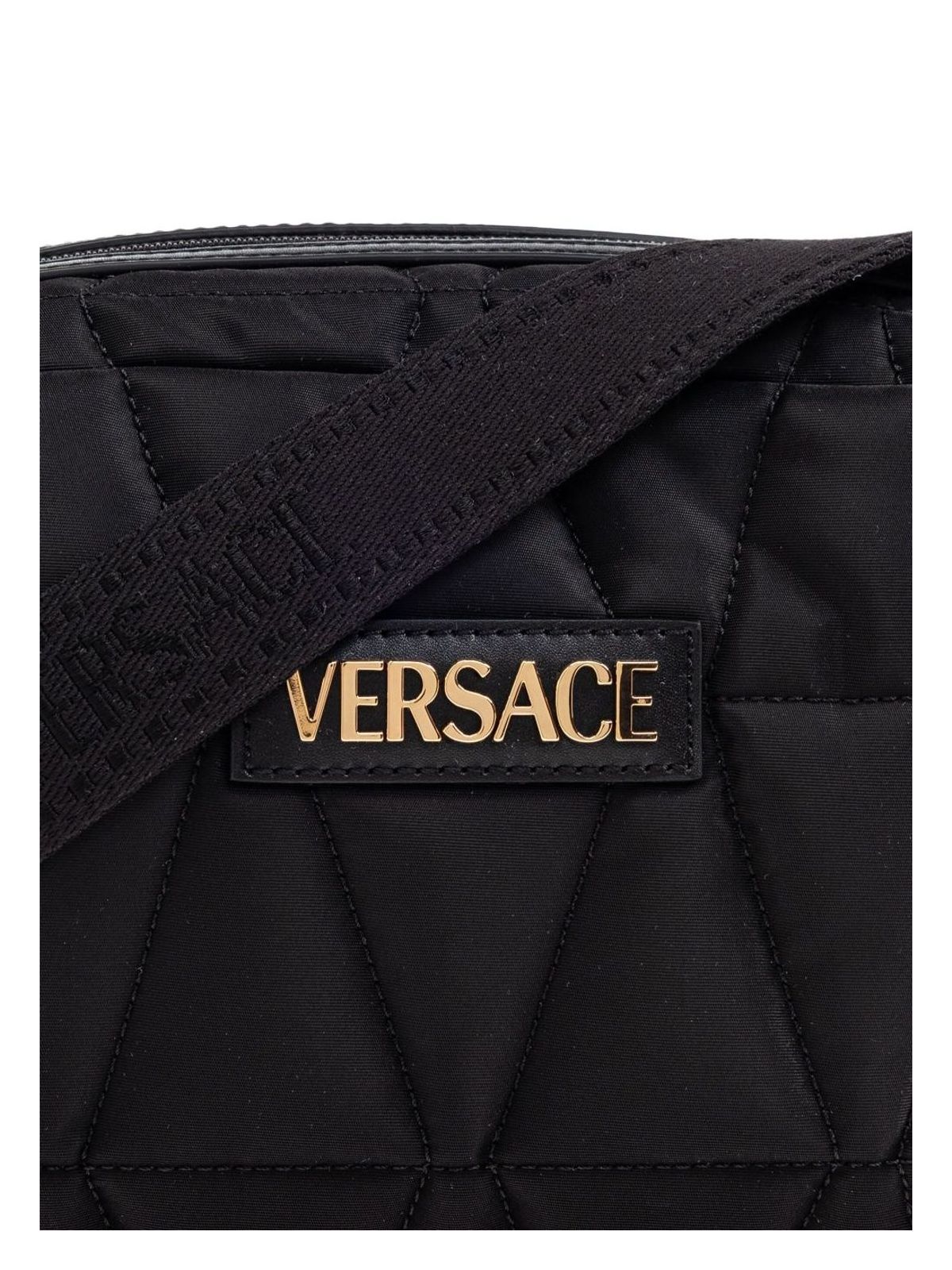 VERSACE MYTH NYLON CROSSBODY BAG