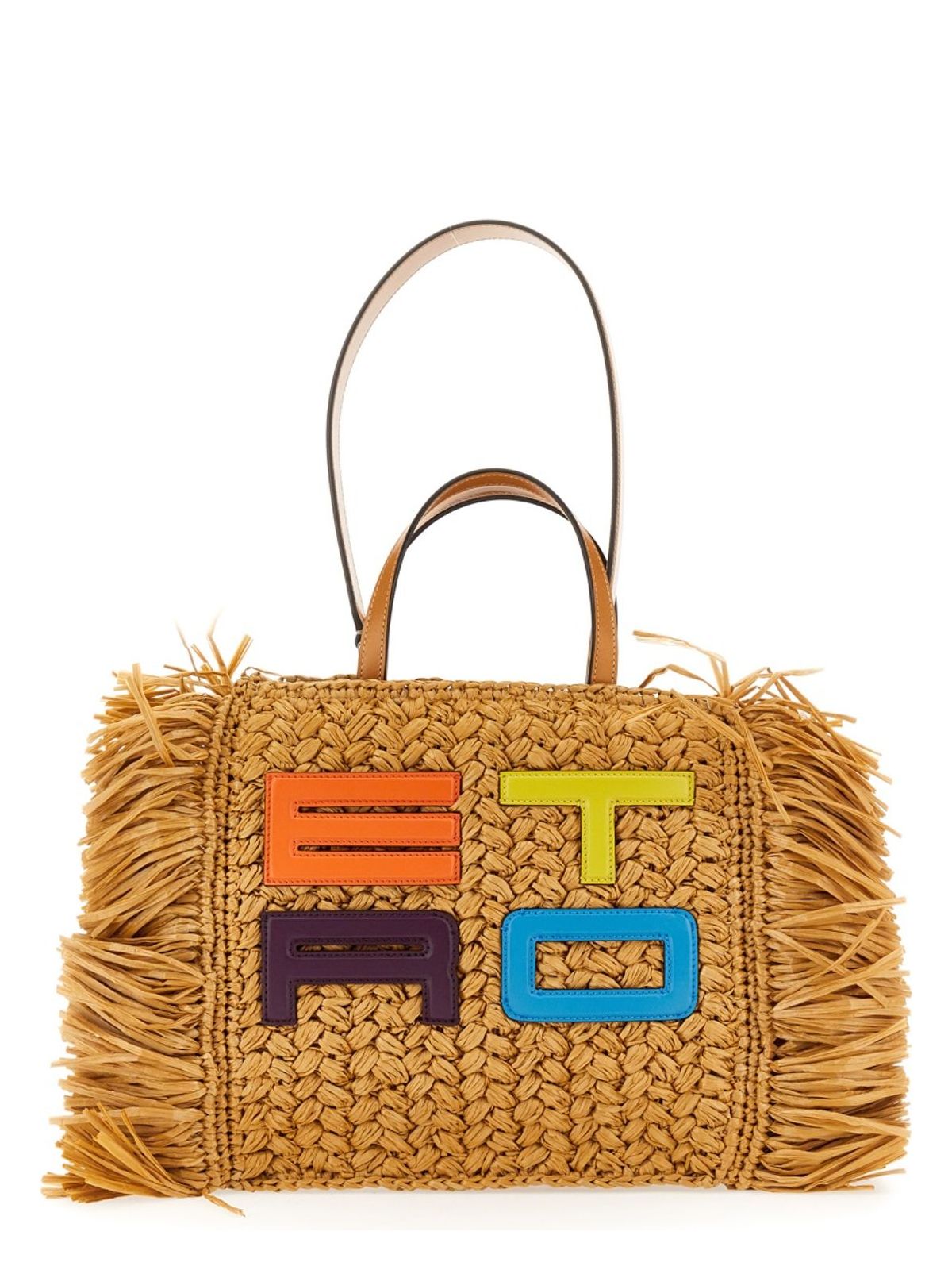 RAFFIA TOTE BAG