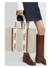 WOODY LARGE CANVAS TOTE