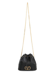 VALENTINO GARAVANI - VLOGO SIGNATURE LEATHER BUCKET BAG