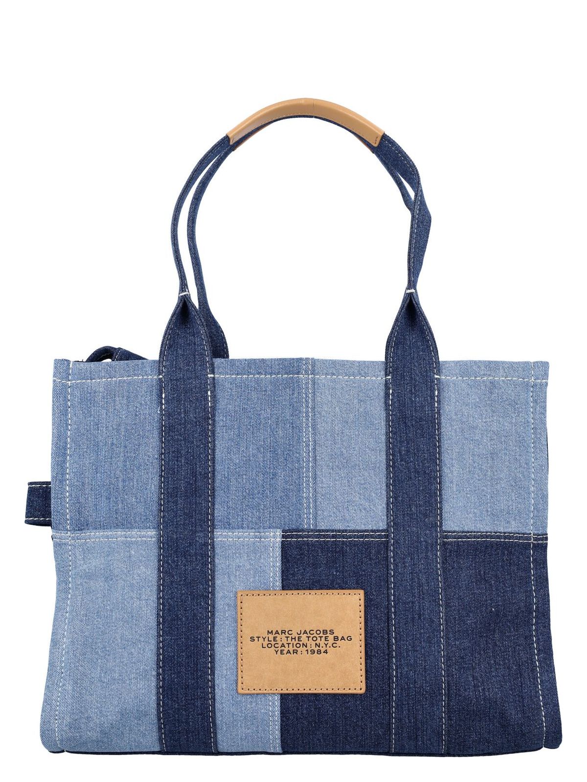 THE LARGE TOTE DENIM PATCHWORK