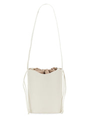 LEATHER BUCKET BAG