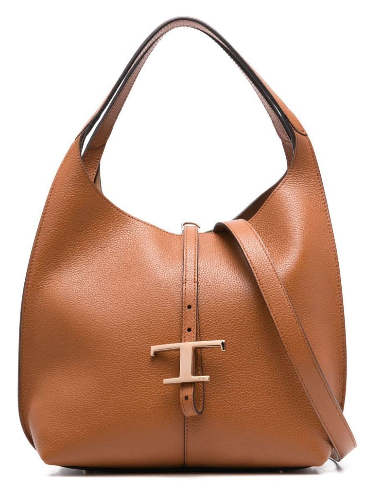 T TIMELESS PICCOLA LEATHER SHOULDER BAG