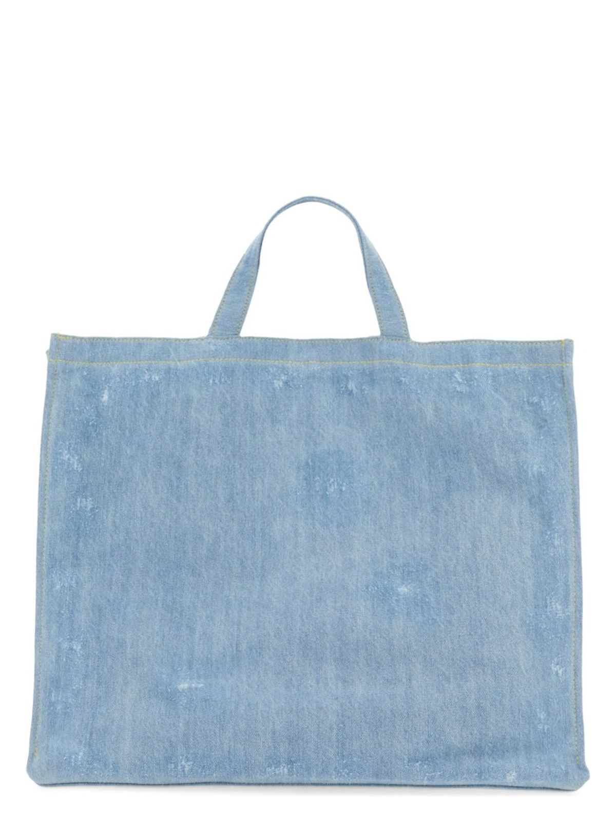 DENIM TOTE BAG WITH LOGO