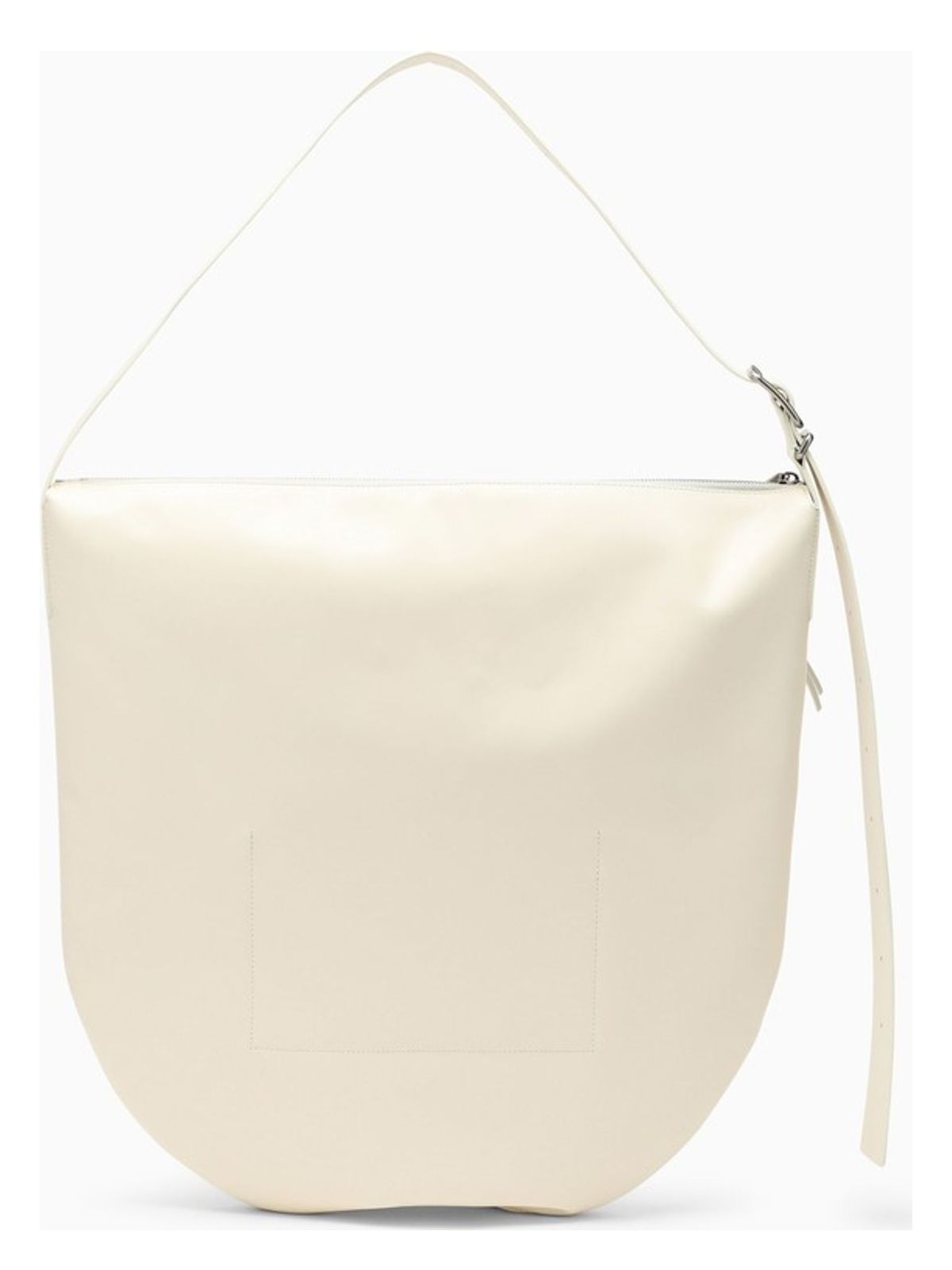 LARGE IVORY LEATHER BAG