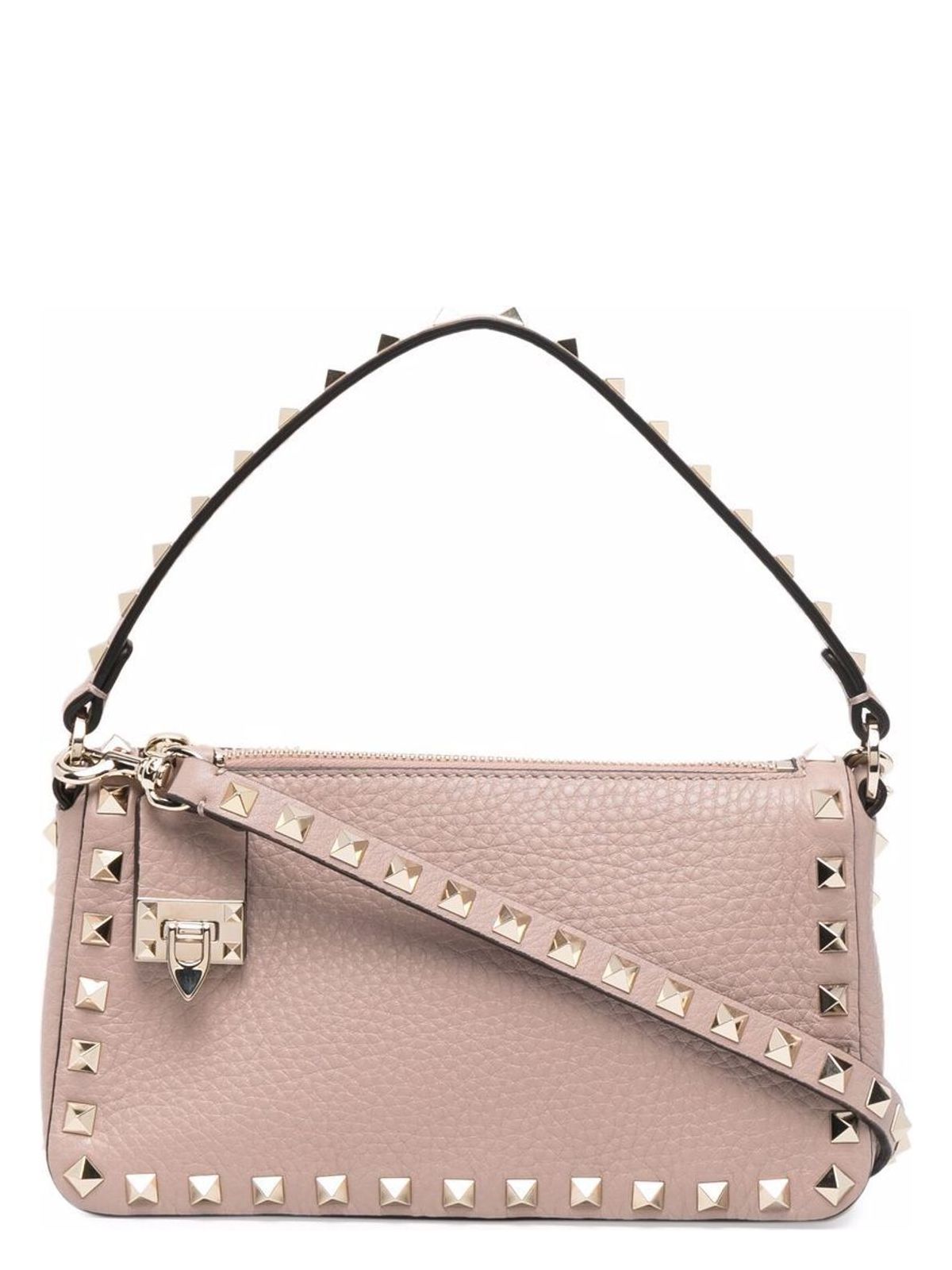 ROCKSTUD SMALL LEATHER SHOULDER BAG