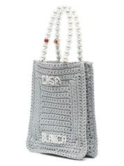 PEARL MINI CROCHET SHOPPING BAG