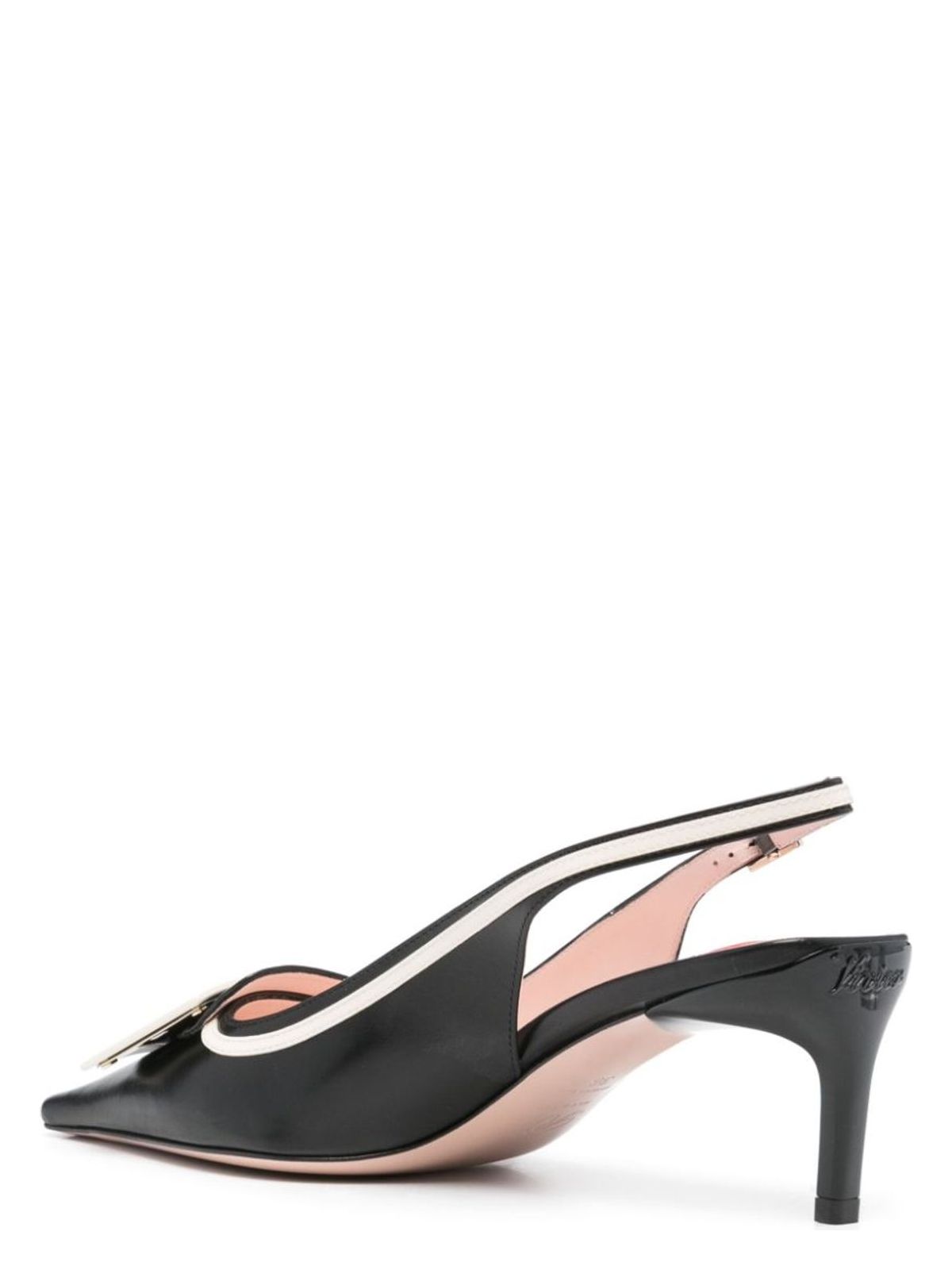 VIV' CANARD LEATHER SLINGBACK PUMPS